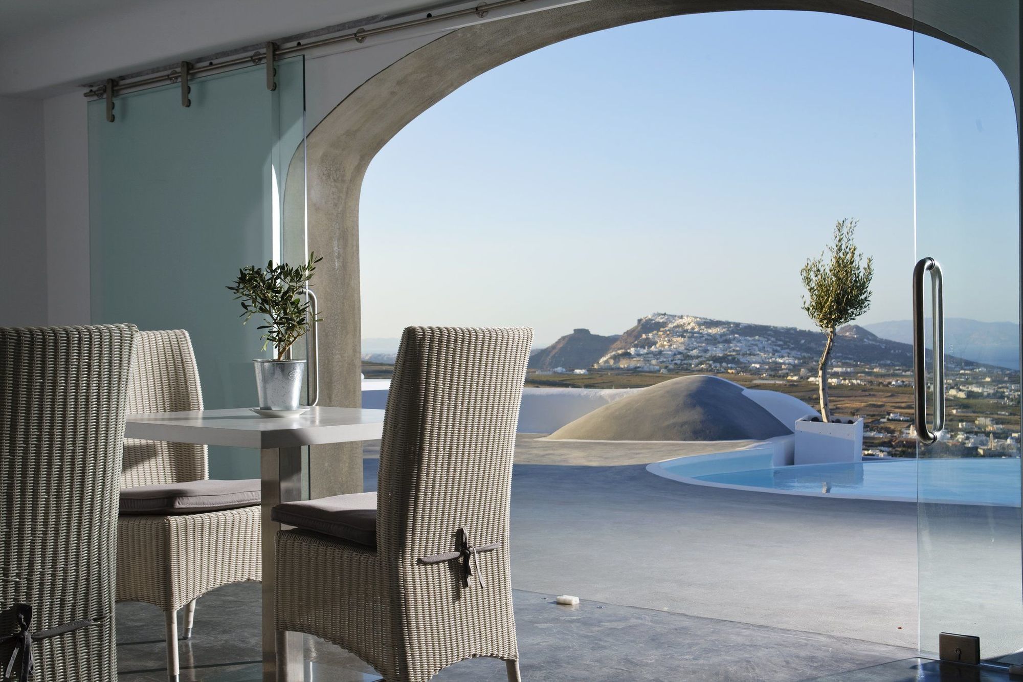 Carpe Diem Santorini Pýrgos Restaurace fotografie
